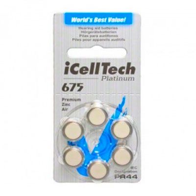 Батарейки тип #675 iCellTech Cochlear implant